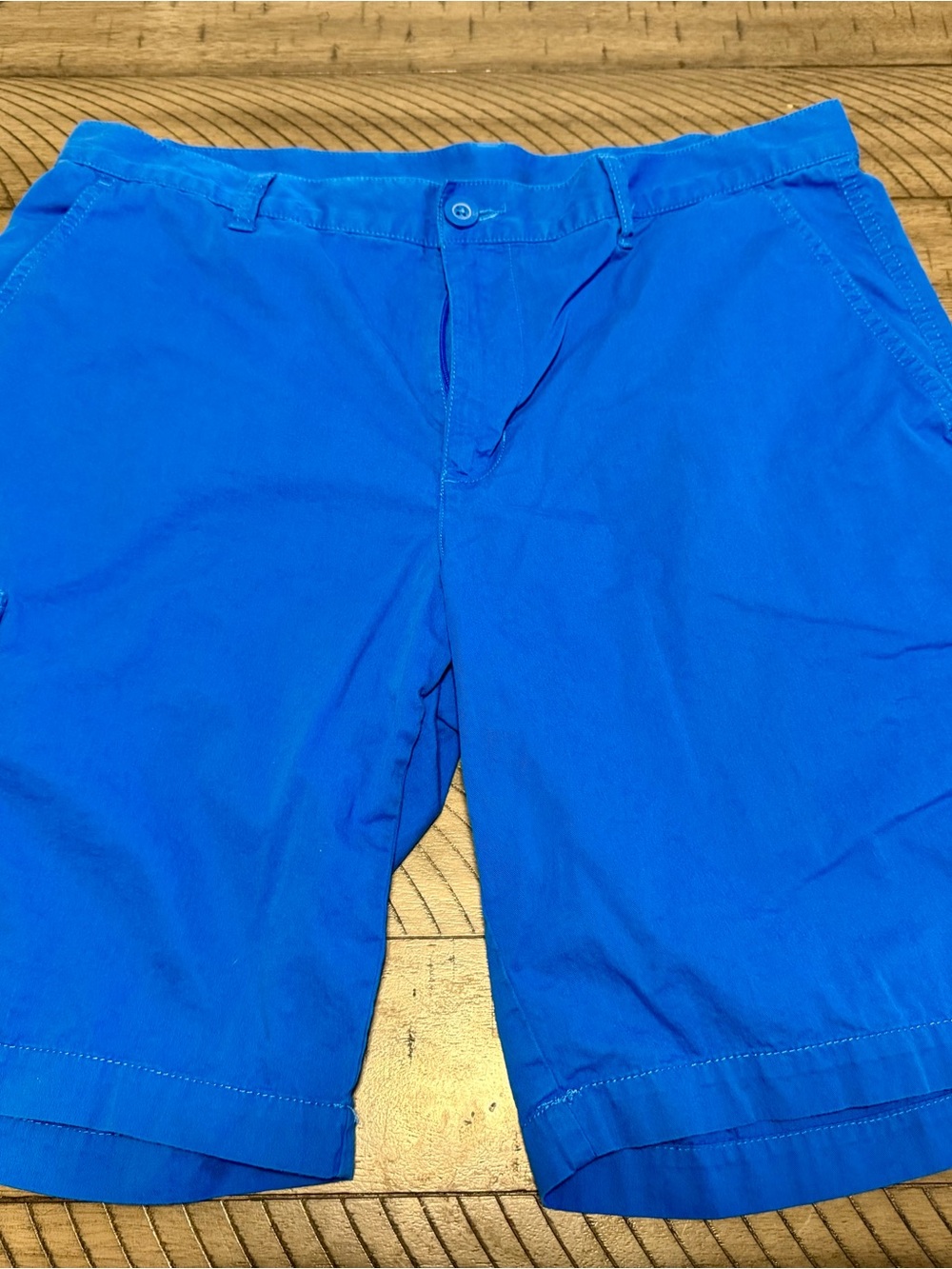 Columbia Men's Bright Blue Flat-Front Shorts